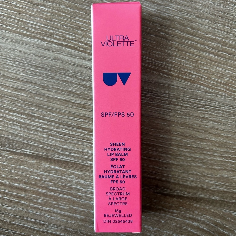 Ultra Violette Sheen Hydrating Lip Balm SPF 50 - Vibrant Pink